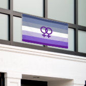 Butch Lesbian Liebe WLW Pride Banner (Äußeres Gebäude)