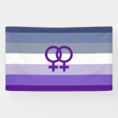 Butch Lesbian Liebe WLW Pride Banner (Horizontal)