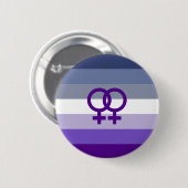 Butch Lesbian Liebe WLW Pride Button (Vorne & Hinten)