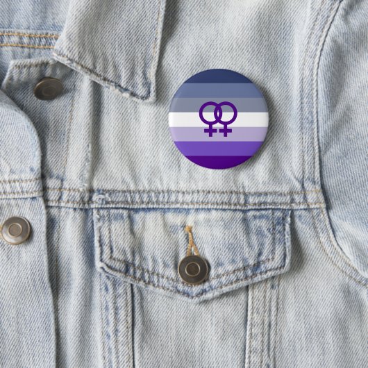 Butch Lesbian Liebe WLW Pride Button (Beispiel)
