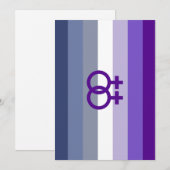 Butch Lesbian Liebe WLW Pride Feiertagskarte (Vorne/Hinten)