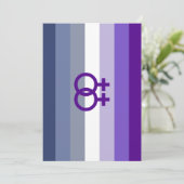 Butch Lesbian Liebe WLW Pride Feiertagskarte (Stehend Vorderseite)