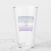 Butch Lesbian Liebe WLW Pride Glas (Rückseite)