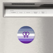 Butch Lesbian Liebe WLW Pride Magnet (In Situ (Geschirrspüler))
