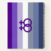 Butch Lesbian Liebe WLW Pride Notizblock (Rückseite)