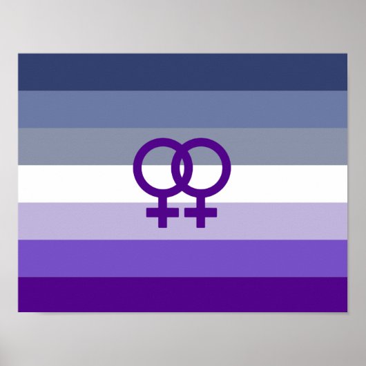 Butch Lesbian Liebe WLW Pride Poster (Vorne)