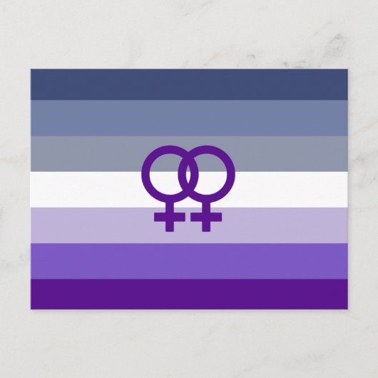 Butch Lesbian Liebe WLW Pride Postkarte (Vorderseite)