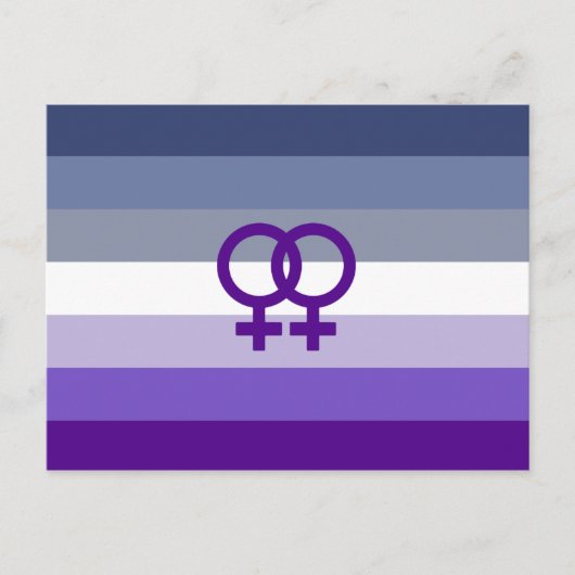 Butch Lesbian Liebe WLW Pride Postkarte (Vorderseite)