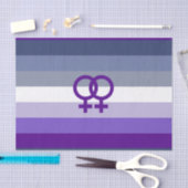 Butch Lesbian Liebe WLW Pride Seidenpapier (Handwerk)
