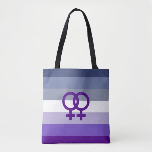 Butch Lesbian Liebe WLW Pride Tasche (Vorderseite)