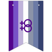 Butch Lesbian Liebe WLW Pride Wimpelkette (Erste Fahne)