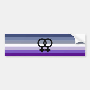 Butch Lesbian Pride Autoaufkleber