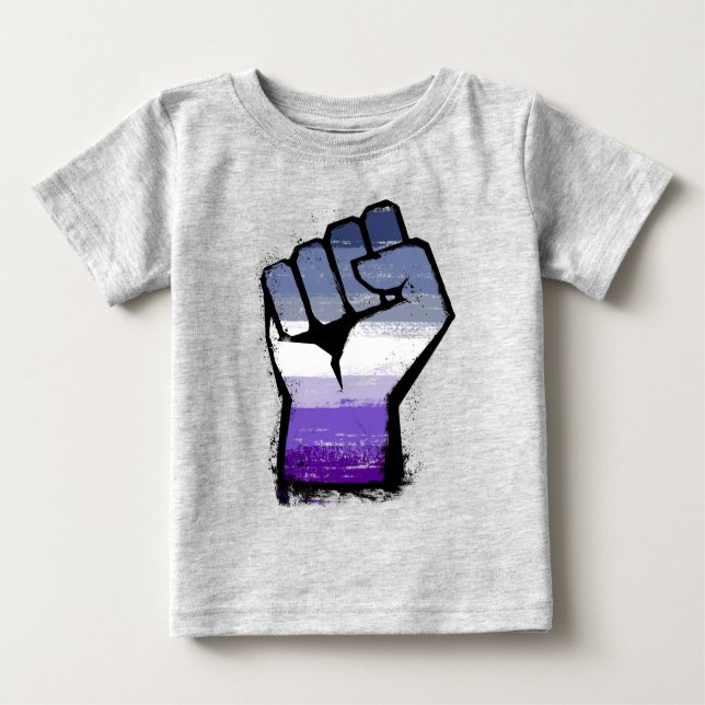 Butch Lesbian Pride Fist Baby T-shirt (Vorderseite)