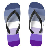 Butch Lesbian Pride Flag Badesandalen (Fußbett)