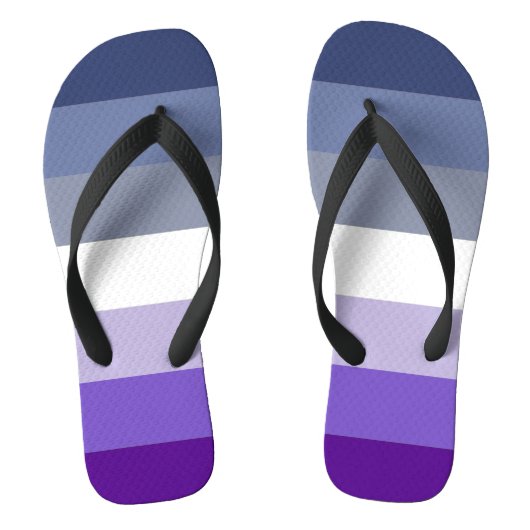 Butch Lesbian Pride Flag Badesandalen (Fußbett)