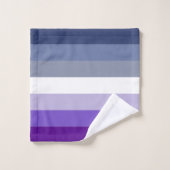 Butch Lesbian Pride Flag Badhandtuch Set (Waschlappen)