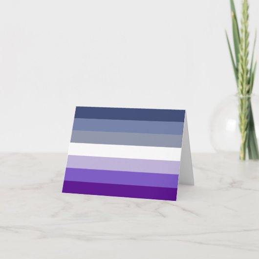Butch Lesbian Pride Flag Dankeskarte (Vorderseite)
