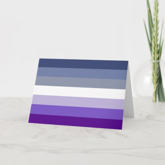 Butch Lesbian Pride Flag Feiertagskarte (Vorderseite)