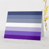 Butch Lesbian Pride Flag Karte (Gelbe Blume)