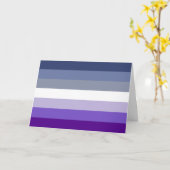 Butch Lesbian Pride Flag Karte (Gelbe Blume)