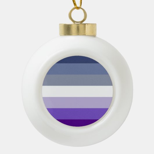 Butch Lesbian Pride Flag Keramik Kugel-Ornament (Vorderseite)