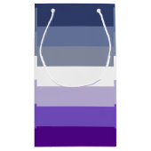 Butch Lesbian Pride Flag Kleine Geschenktüte (Rückseite)