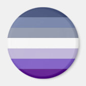 Butch Lesbian Pride Flag Magnet (Vorne)