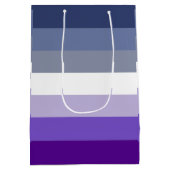 Butch Lesbian Pride Flag Mittlere Geschenktüte (Rückseite)