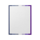 Butch Lesbian Pride Flag Notizblock (Rotiert)