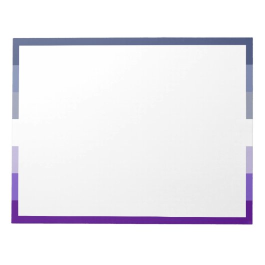 Butch Lesbian Pride Flag Notizblock (Vorderseite)