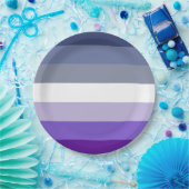 Butch Lesbian Pride Flag Pappteller (Party)