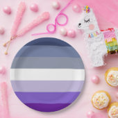 Butch Lesbian Pride Flag Pappteller (Party)