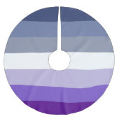 Butch Lesbian Pride Flag Polyester Weihnachtsbaumdecke (Vorderseite)