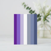 Butch Lesbian Pride Flag Postkarte (Stehend Vorderseite)