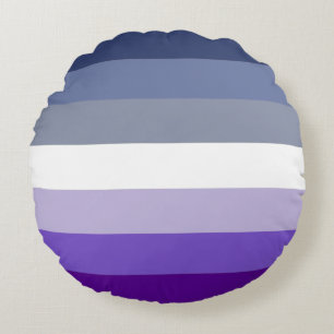 Butch Lesbian Pride Flag Rundes Kissen