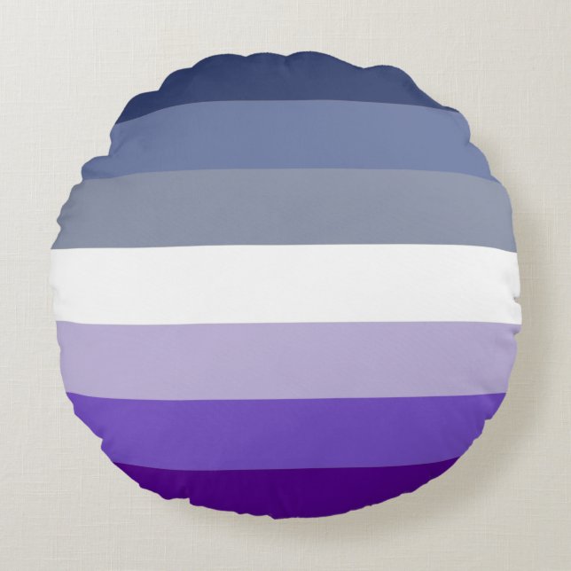 Butch Lesbian Pride Flag Rundes Kissen (Vorderseite)