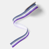 Butch Lesbian Pride Flag Satinband (Rückseite)