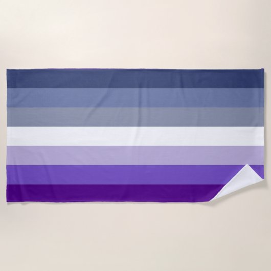 Butch Lesbian Pride Flag Strandtuch (Vorderseite)