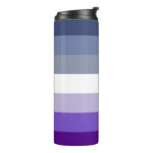 Butch Lesbian Pride Flag Thermosbecher (Nach links gedreht)