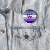 Butch-Lesbische Liebe WLW Pride Button (Beispiel)