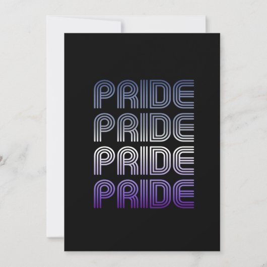 Butch Retro Pride Feiertagskarte (Vorderseite)