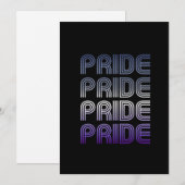 Butch Retro Pride Feiertagskarte (Vorne/Hinten)