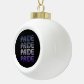 Butch Retro Pride Keramik Kugel-Ornament (Rechts)