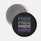 Butch Retro Pride Magnet (Vorderseite/Rückseite)