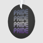 Butch Retro Pride Ornament (Vorderseite)