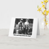 Butch und Sundance Karte (Gelbe Blume)