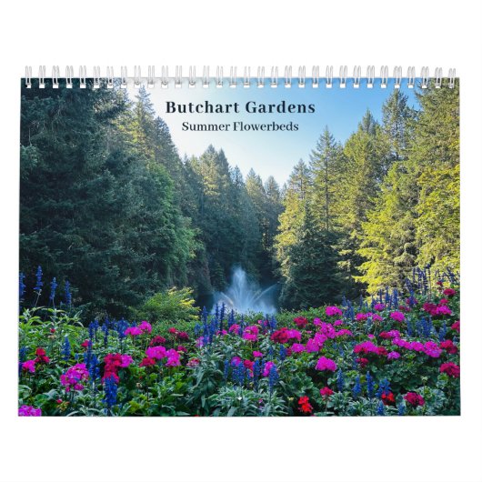Butchart Flower Gardens Photography Quote Calendar Kalender (Titelbild)
