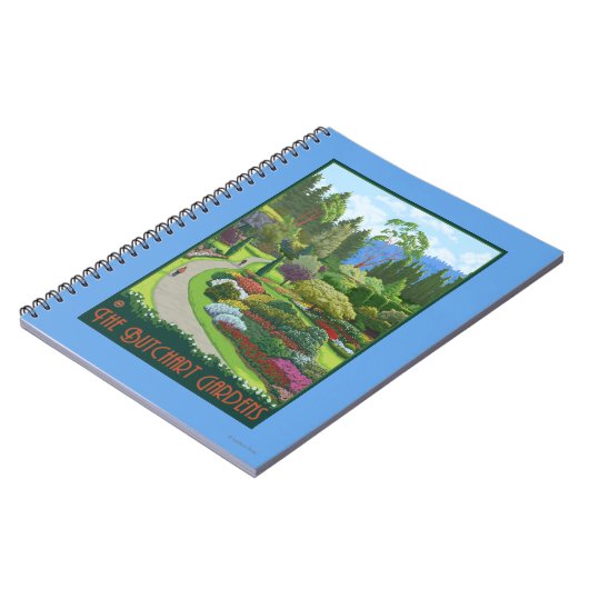 Butchart Gardens - Brentwood Bay Notizblock (Linke Seite)