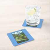 Butchart Gärten - Brentwood Bucht Rechteckiger Pappuntersetzer (Vor Ort)