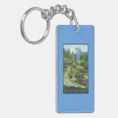 Butchart Gärten - Brentwood Bucht Schlüsselanhänger (Vorderseite links)